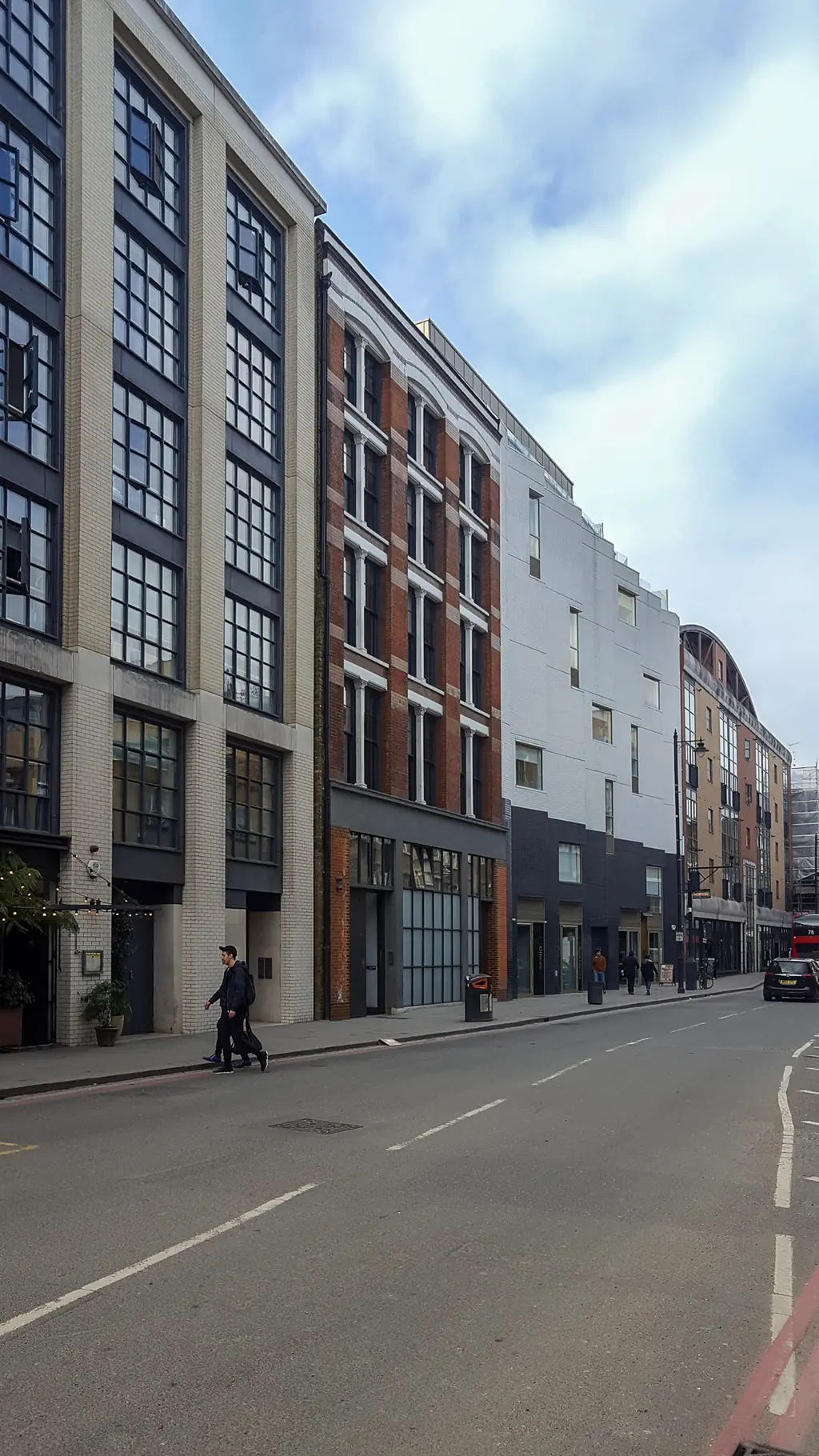 Curtain Road in Shoreditch, near Mondrian Shoreditch