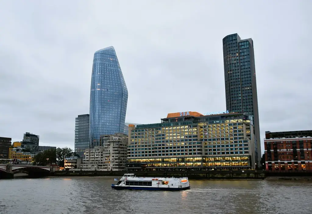 Sea Containers London hotel exterior on the South Bank