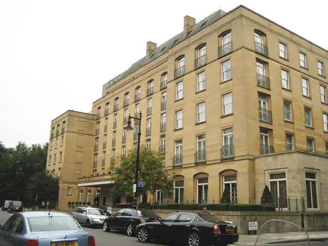 Exterior of The Berkeley hotel in Knightsbridge, London